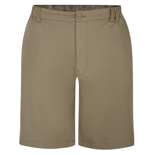 Bigdude Super Light Elasticated Waist Stretch Chino Shorts Khaki